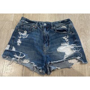American Eagle Cut Off Shorts Size 6 Distressed Festival Concert Shorts